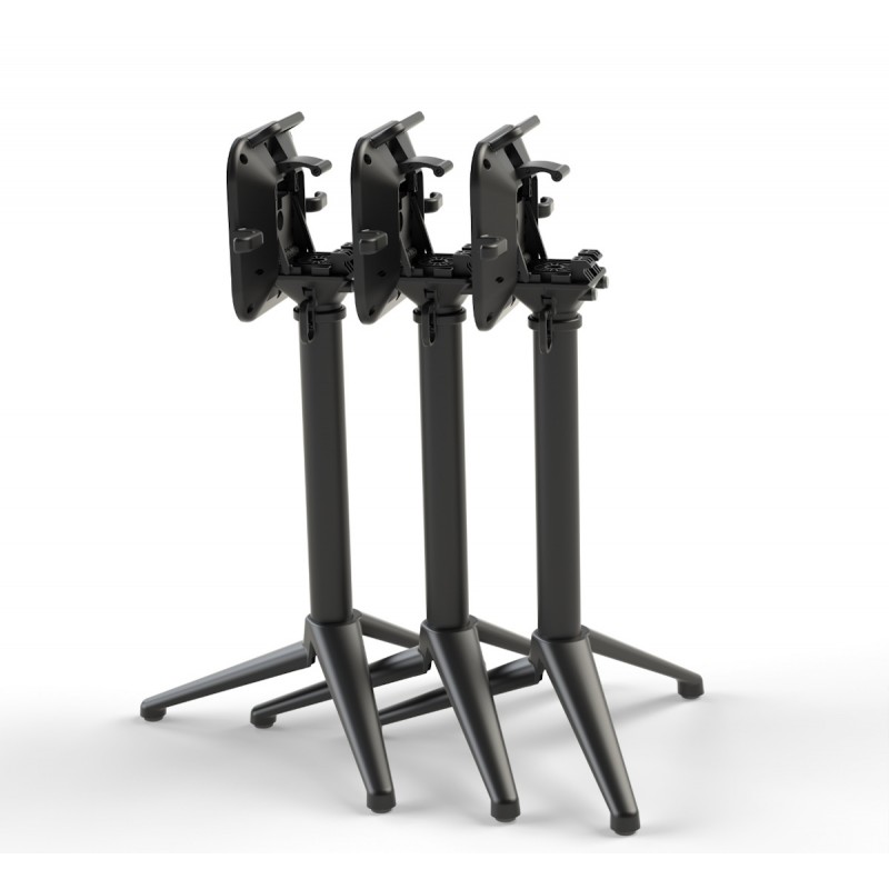 Anna/R Folding, Βάση Τραπεζιού με μηχανισμό αναδίπλωσης και ρεγουλατόρους εδάφους  Μέγιστη διάσταση επιφάνειας Φ70cm.