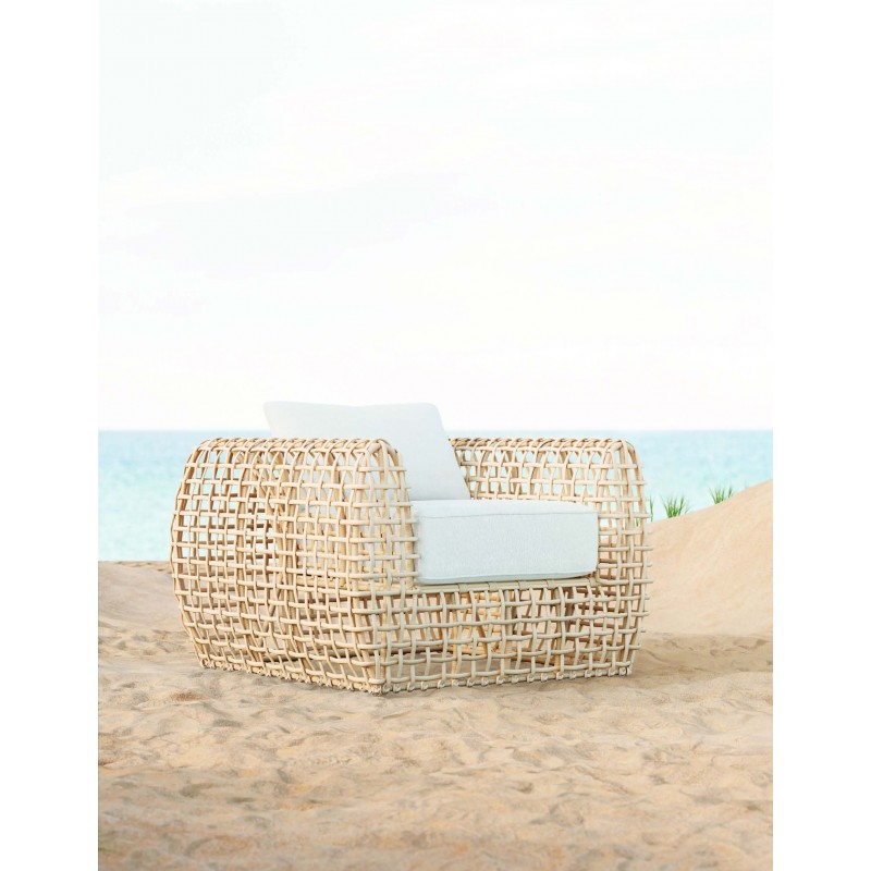 Σετ σαλονιού αλουμίνιο Wicker -Kiawah-3 Lounge Set 3-τεμαχίων