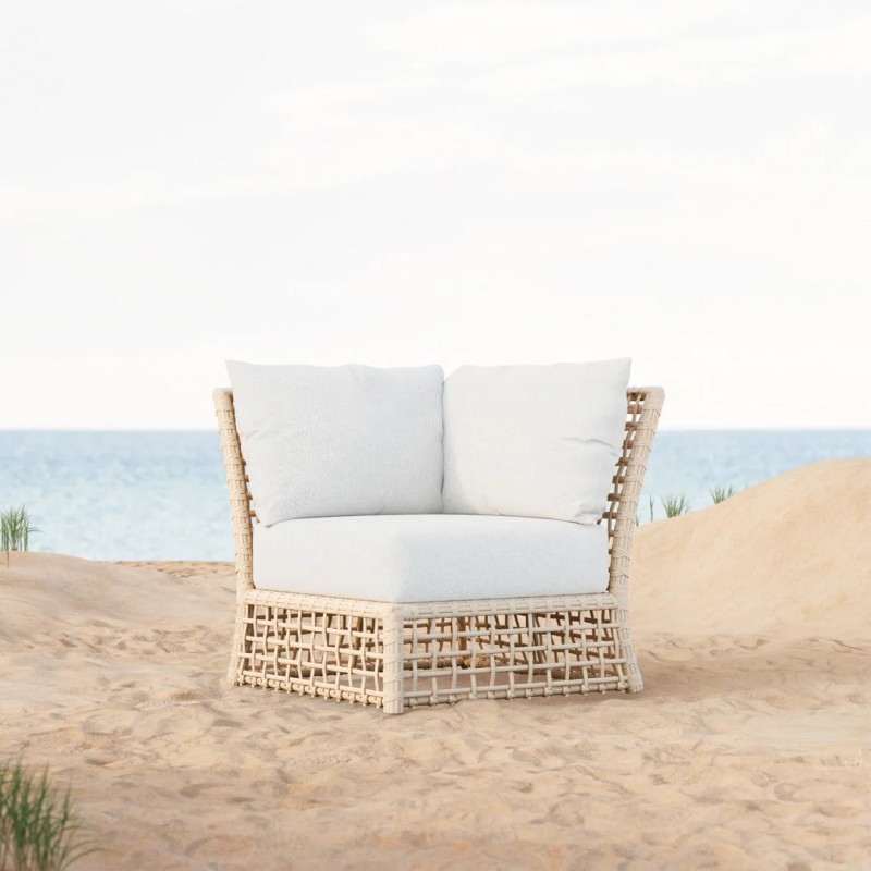 Σετ σαλονιού αλουμίνιο Wicker -Kiawah/C Γωνιακό Set 8-τεμαχίων  