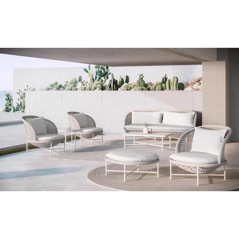 Σετ σαλονιού αλουμίνιο Wicker  Montauk-3 Lounge Set 7-τεμαχίων   