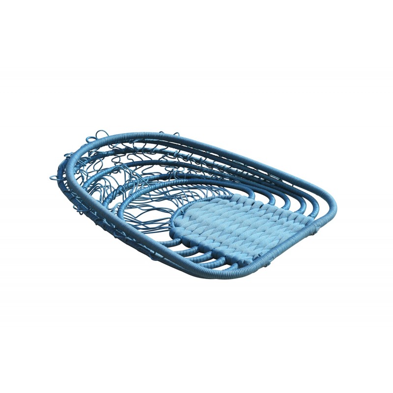 Boom Swing/Blue  Κρεμαστή Κούνια γαλβανισμένο σκελετό ηλεκτροστατικά βαμμένο σε μπλέ χρώμα και κέλυφος αλουμινίου