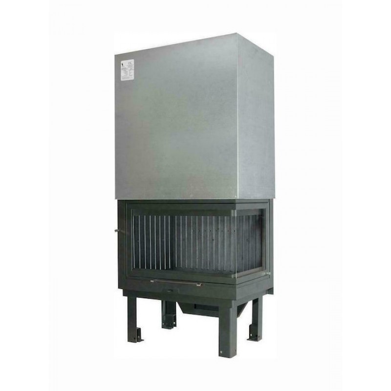 Χυτήρια Μισαηλίδη T-75 Corner 45-75 BG Μονοκόμματο A75CBG1G Ενεργειακό Τζάκι Ξύλου Αεραγωγών 15.5kW Δεξιά Γωνία με Συρόμενη Ανοιγόμενη Πόρτα Κλειστού ΔοχείουΚωδικός: A75CBG1G Right