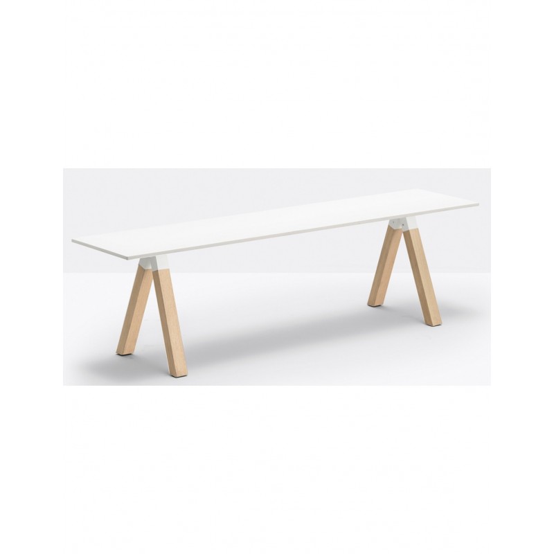 Arki-Bench ARKBW παγκάκι Ξύλο - HPL - Μέταλλο 119χ36χ46cm 