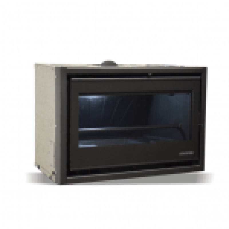 Αερόθερμη κασέτα τζακιού EVOBOX74 Crystal   14 kw -  ventilater 2x20w  πλάτος 74cm, ύψος 49cm και βάθος 45cm  