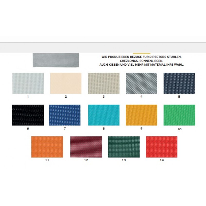 Ξαπλώστρα από ανοδιωμένο αλουμίνιο, σε μεγάλη ποικιλία χρωμάτων ηλεκτροστατικής βαφής, με μαξιλάρι Wavy PVC 2x2.   PE1311111   