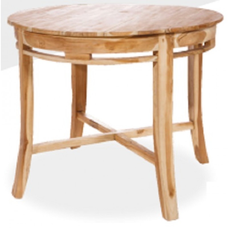 Τραπέζι φαγητού  από ρίζα teak Φ90Χ75  ( Z-15)