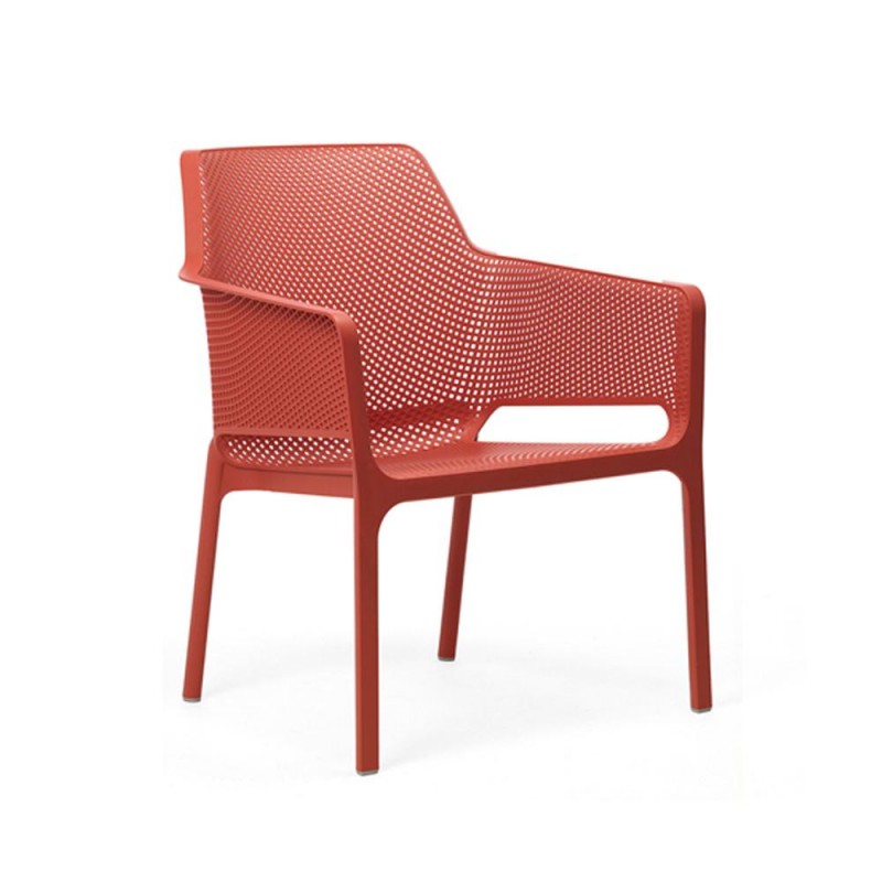 Πολυθρόνα με μαξιλάρι Net Relax Κόκκινο