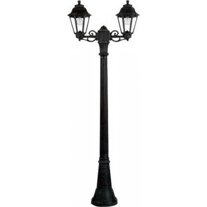 Φωτιστικό Εξωτερικού Χώρου Δαπέδου Κολώνα Ε27 Μαύρο Gigi Bisso/ Anna 2L Black Fumagalli