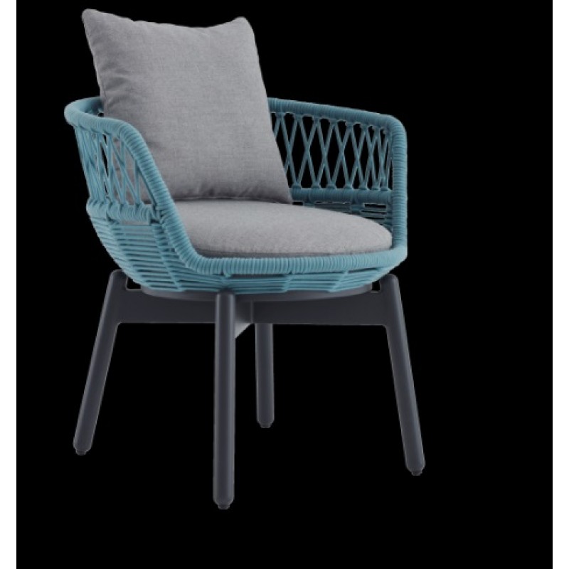 Πολυθρόνα  εξωτερικού χώρου  Balloon 10905 Dining chair  58,5x60x77