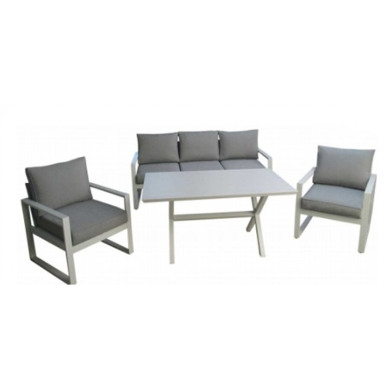 5221 G JENΝIFER  Σετ αλουμινίου-polywood  4 τμχ