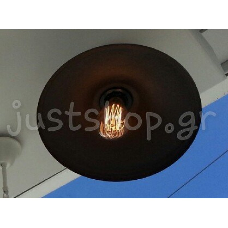 Ρουστίκ κρεμαστό φωτιστικό σε πατίνα γραφίτη | ΙΟΣ 5026CP/20/2