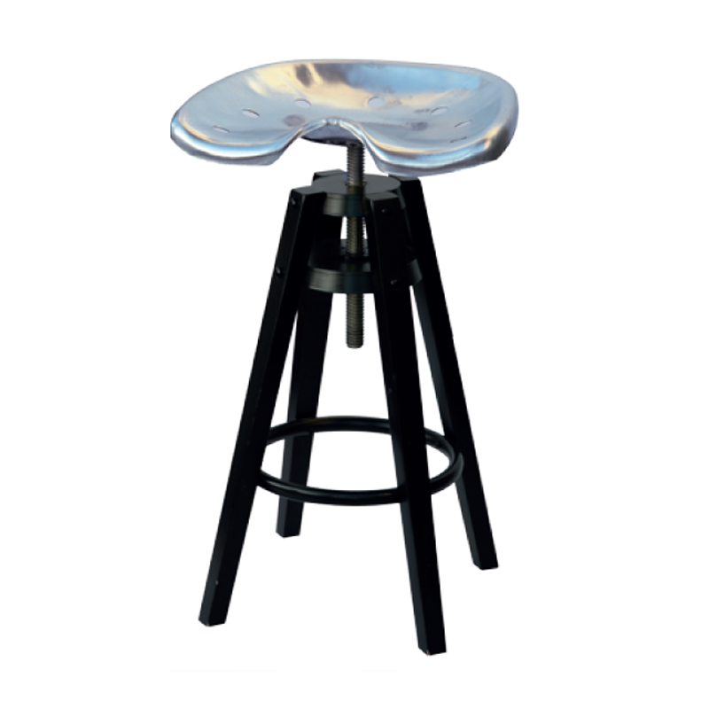 MX 5 - σκαμπό μπαρ ξυλινο Β: 43 Μ: 35.5 Y 65-90 υψος cm