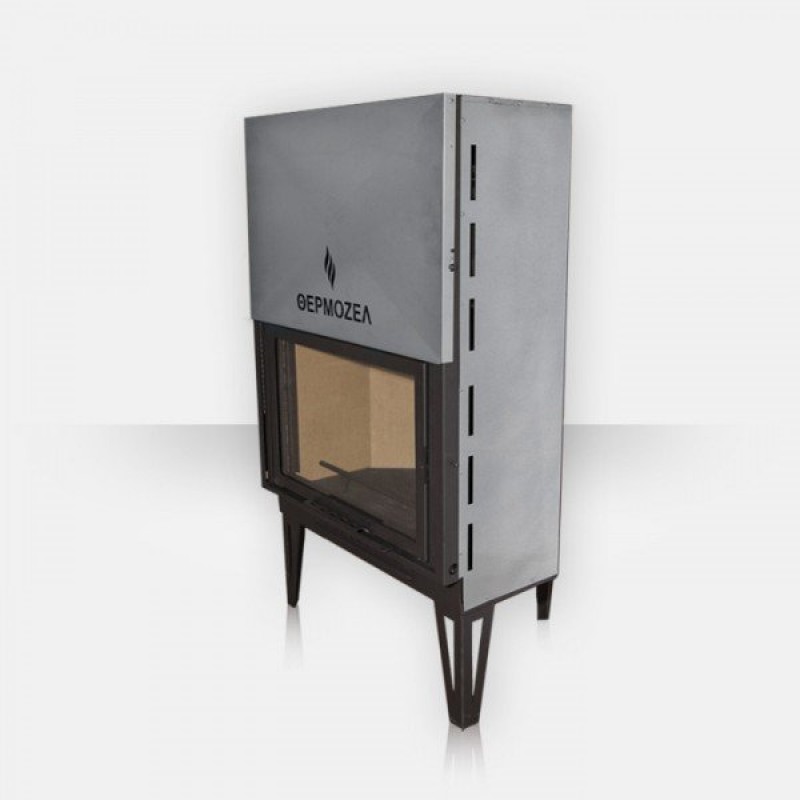 Θερμοζελ Αero 900  [T833]  Ενεργειακό τζακι με Εξαφανιζόμενη πόρτα - εστία βερμικουλιτη