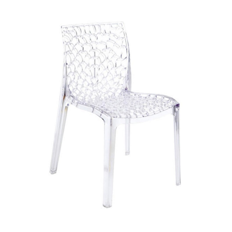 Καρέκλα Gruvyer Clear Transparent 32-0054 45X46X85 cm