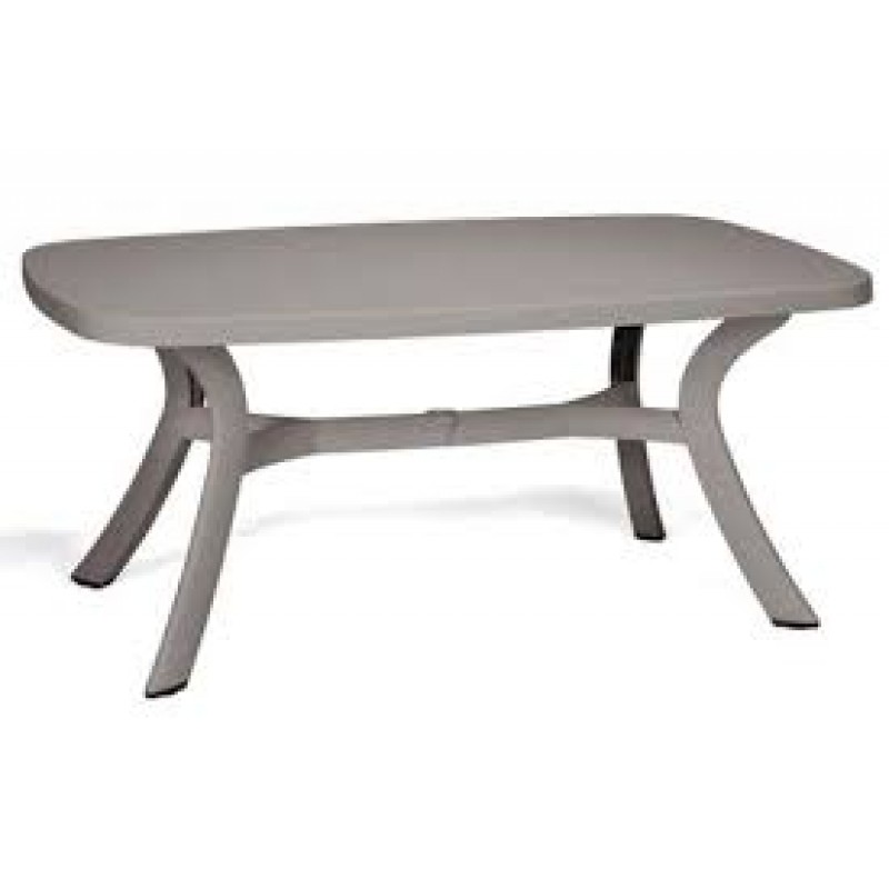 NARDI  TOSCANA 165  (40166.10.000) - Τραπεζι απο πολυπροπυλενιο cappuccinno tortora 165Χ95Χ72cm