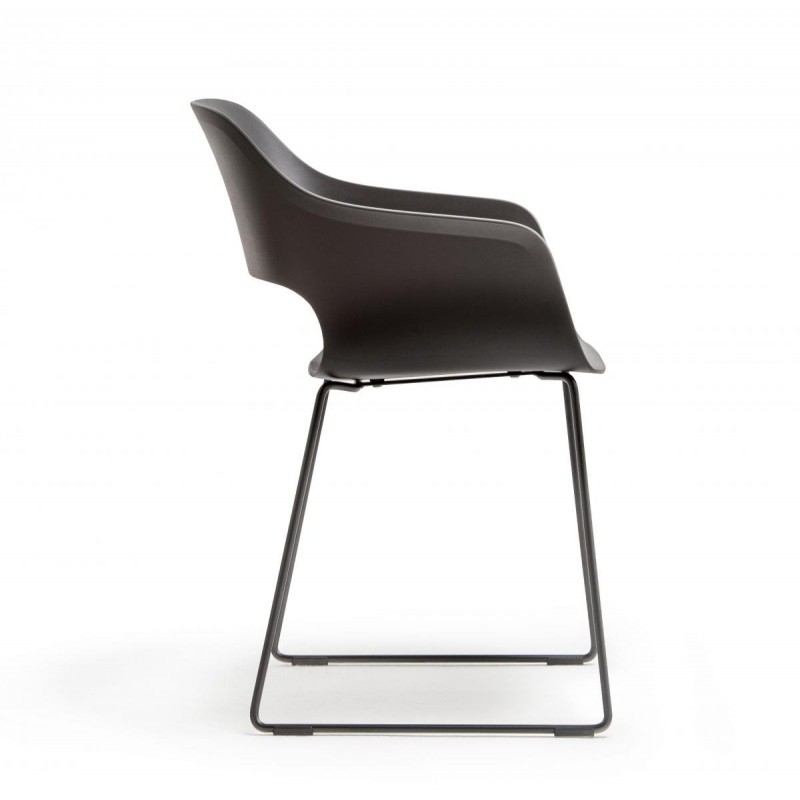 Pedrali  Babila 2745 Πολυθρόνα με τεχνοπολυμέριο και μεταλλική βάση  ( δυνατ. επιλογής 6 χρωμάτων)