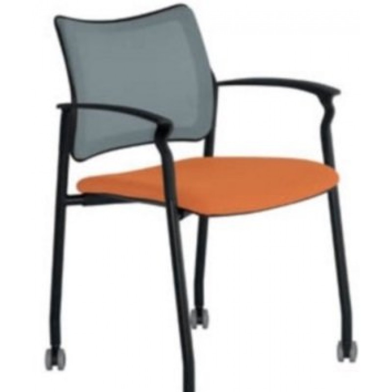 Thesis pinco net ruote  Καρέκλα με μπράτσα και ρόδες ( δυνατότητα επιλογής υφασμάτων , δερματίνης  )