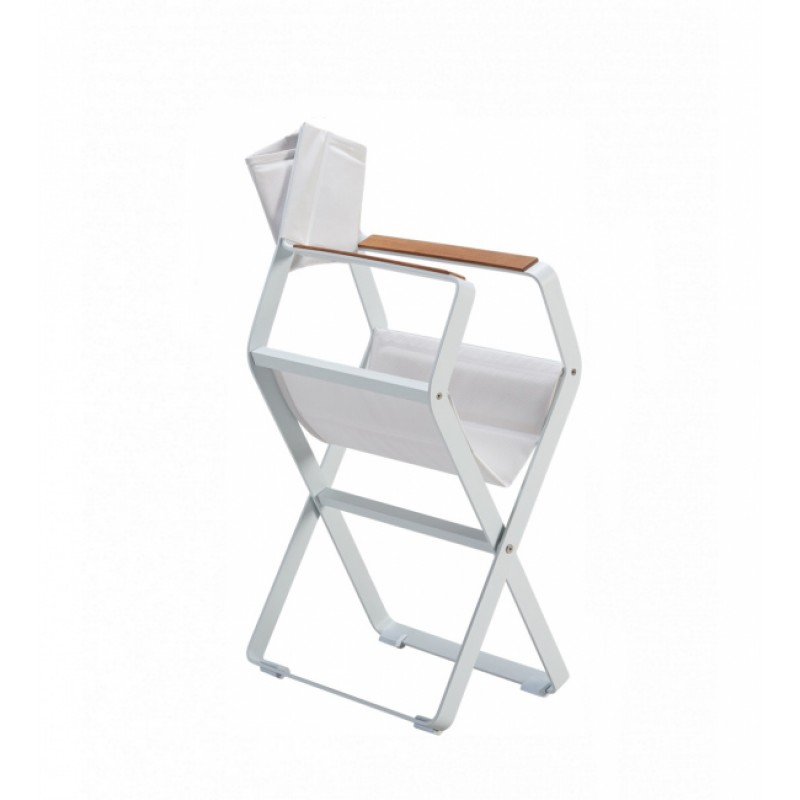 Clint 670616-W Πολυθρόνα σκηνοθέτη αλουμινίου.ΜΗΚΟΣ: 56 ΠΛΑΤΟΣ: 55.5 ΥΨΟΣ: 88