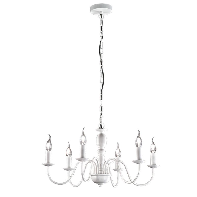 Perenz 6262B  Κρεμαστό Φωτιστικό Πολύφωτο Εξάφωτο