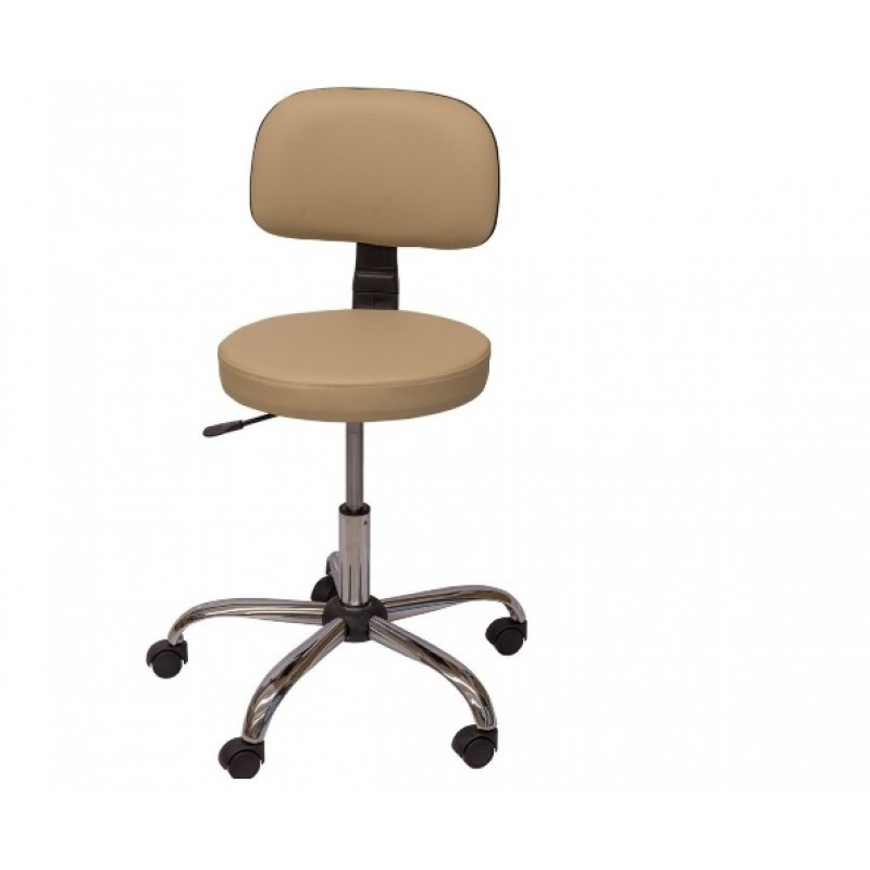 Σκαμπό Advanced 49-62cm με Πλάτη OEM   (επιλογή δερματίνης ή υφάσματος και Αμορτισέρ)