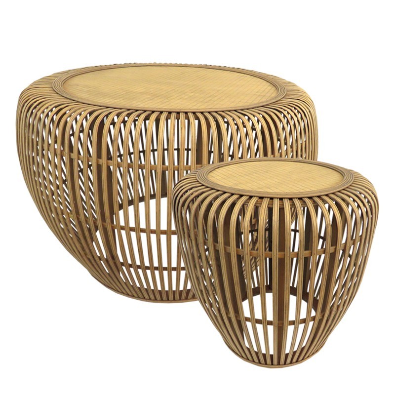 ΤΡΑΠΕΖΙΑ ΜΠΑΜΠΟΥ ΣΕΤ 2ΤΕΜ 14835 4675 x 43 x 46.5 cm