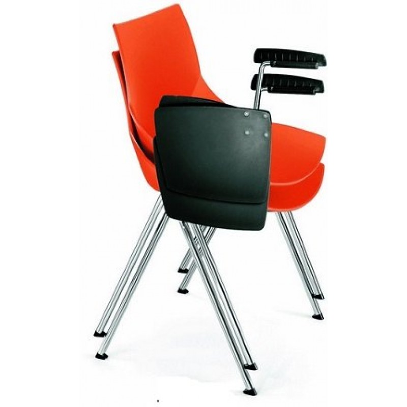 Del Smile SM ANG Κάθισμα  πολυπροπυλένιο με μπράτσα  και αναλογίο μεταφερόμενο