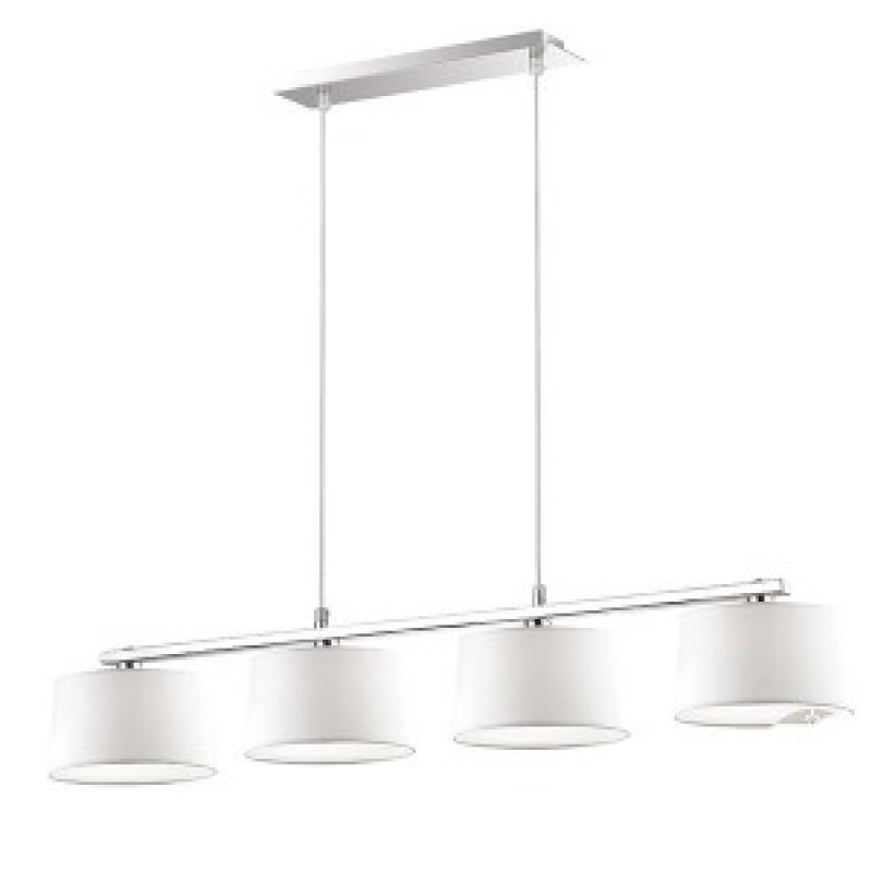 Ideal Hilton Φωτιστικό Ράγα Τετράφωτη Λευκή