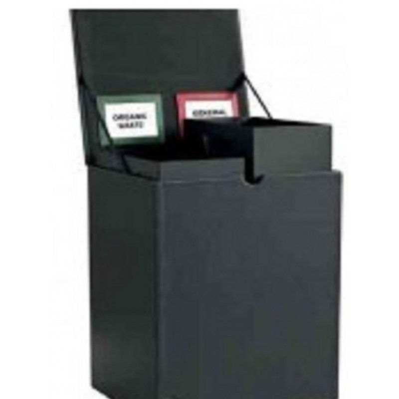 CROWN  65800  ABERDEEN  Τετράγωνο καλάθι απορριμμάτων με μεταλλικά Innerliners