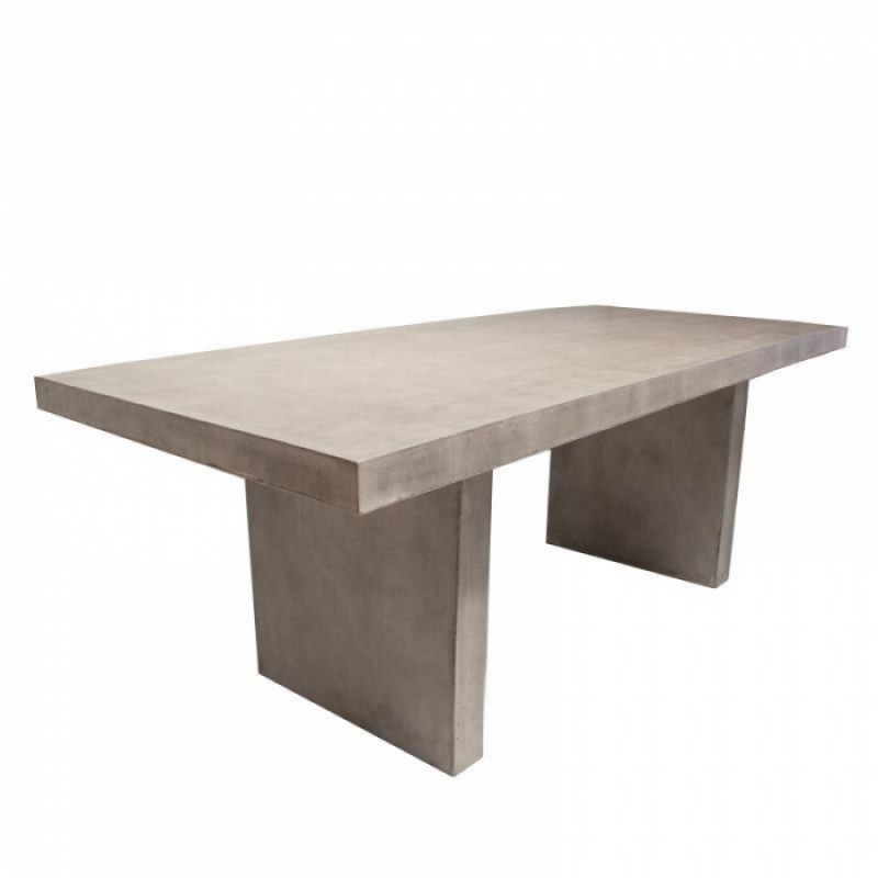 ΤΡΑΠΕΖΙ SΑΝΤΙΝΟ από σκελετό fiberglass & τσιμέντο 200Χ90ΧΗ75