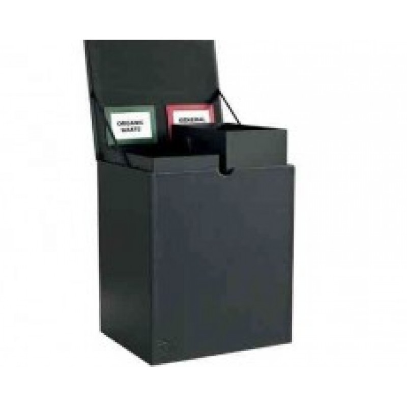 CROWN  65800  ABERDEEN  Τετράγωνο καλάθι απορριμμάτων με μεταλλικά Innerliners