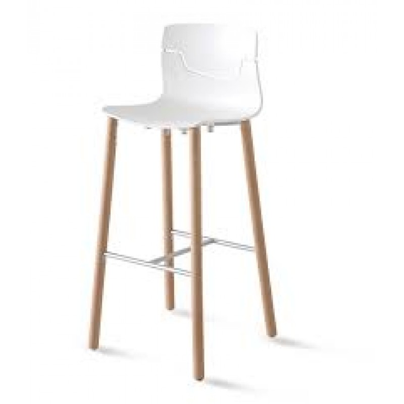 Gaber Slot 78 BL  Ιταλικό σκαμπό με πόδια μασίφ οξια 45Χ45Χ78cm(η τιμή αφορά 2 τμχ)