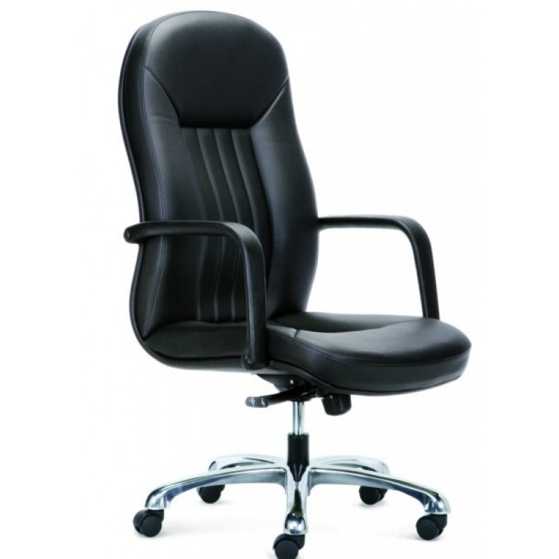 Delta chronus CR 5048 B - Καρέκλα γραφείου βαση αλουμινιου - μηχανισμος ανακλισης - μπρατσα PU