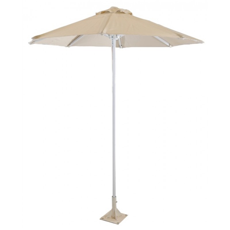  Ομπρέλα πάνινη με 8 ακτίνες διαστάσεων (18*28*1,2mm πάχος) και σύστημα ανύψωσης με διπλά ζεύγη κυλίνδρων. Διάσταση Προϊόντος : Φ 300   