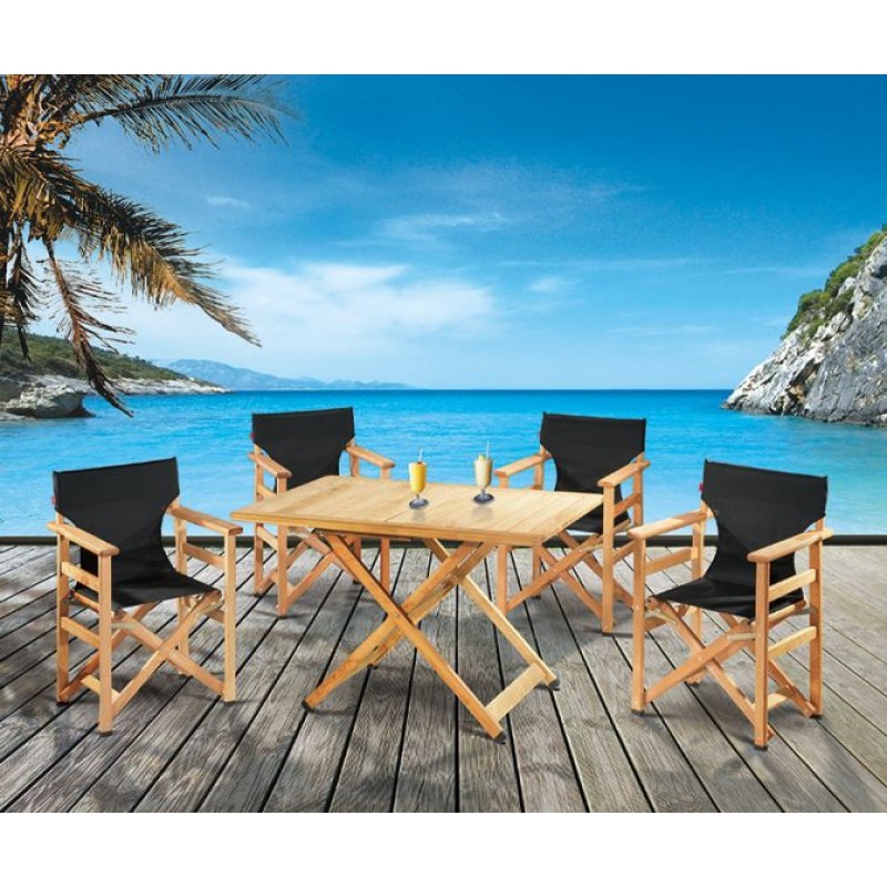 Set 209   Ξύλινο Σετ σκηνοθετη  5 τμχ