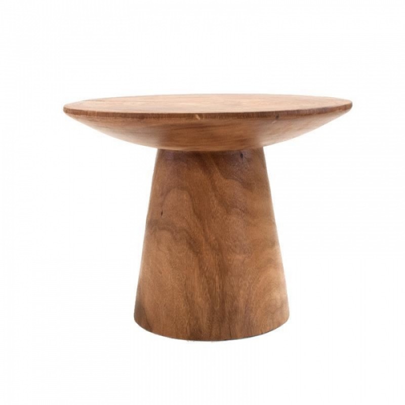 ΤΡΑΠΕΖΑΚΙ ΜUSΗRΟΟΜ SUΑR D.60 Η.45CΜ  	 Μήκος: 60 cm, Πλάτος: 60 cm, Ύψος: 45 cm