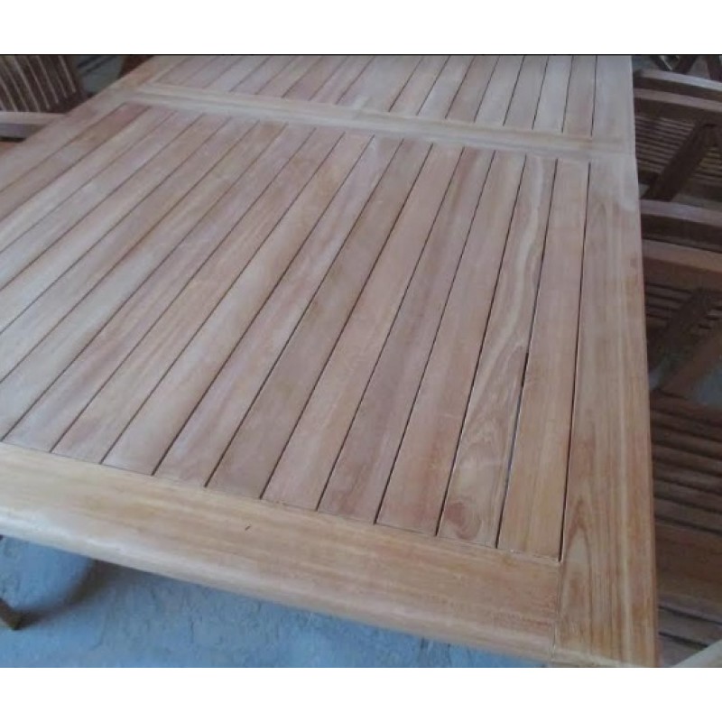 Ξύλινο Τραπέζι Εξωτερικού Χώρου Επεκτεινόμενο Bl 5044 G 195x110x75cm