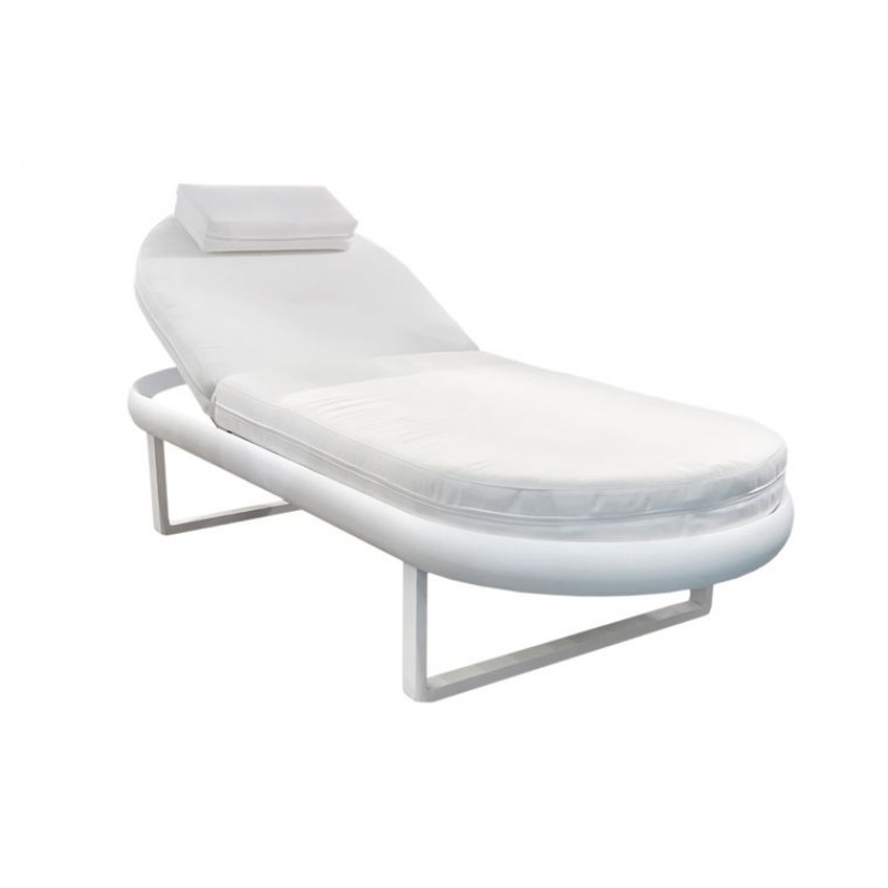 Ξαπλώστρα NAVE, με σκελετό από αλουμίνιο, βαμμένο με ηλεκτροστατική βαφή   208X80X40Η