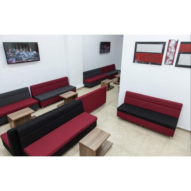 THESIS Nefeli Sofa 2  Καναπές διθέσιος 110*64 εκ (δυνατότητα επιλογής δερματίνη ή ύφασμα )