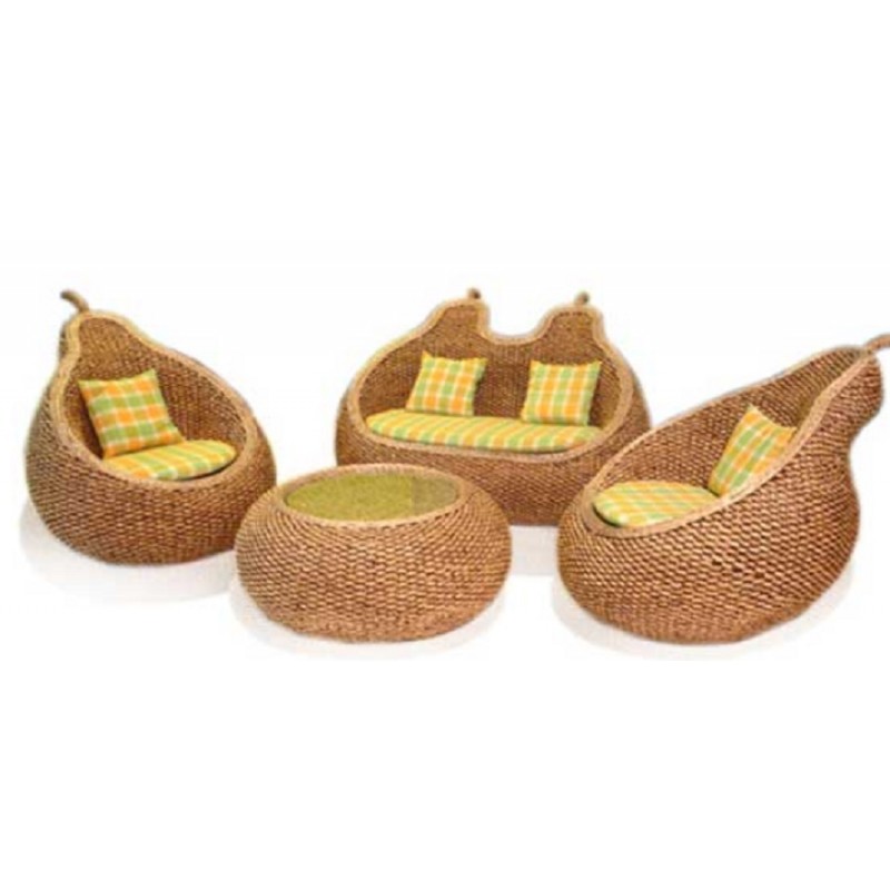 Σετ 4 τμχ  γωνιακό με τραπεζι  290x170cm- PEAR SET 