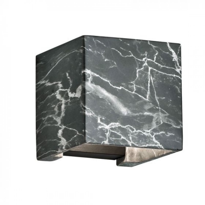 VIOKEF ΑΠΛΙΚΑ LED ΜΑΡΜΑΡΙΝΗ ΜΑΥΡΗ DAVOS 4202801