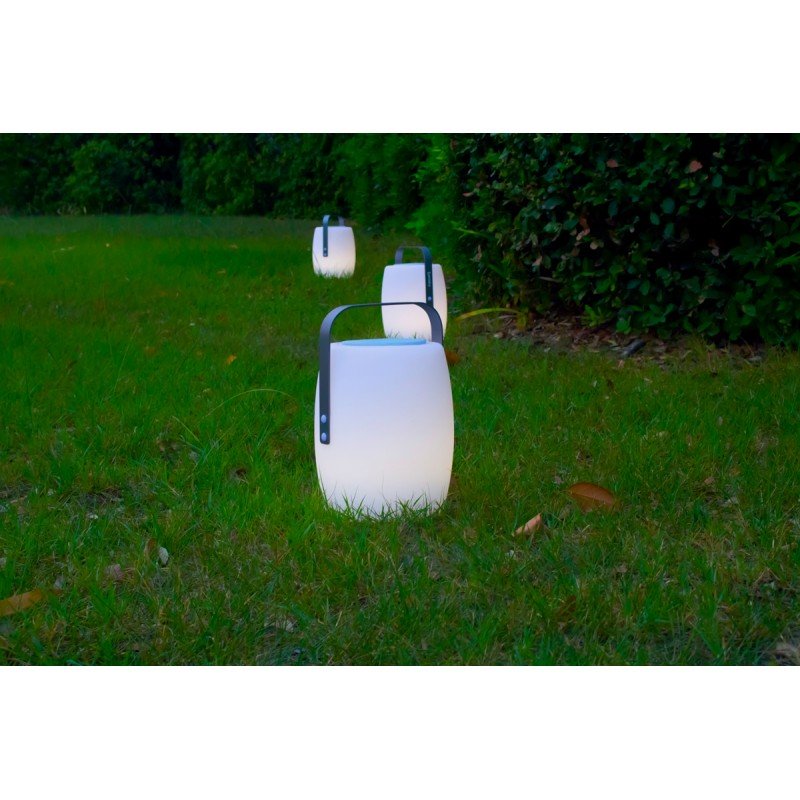 Lumisky Lucy Play C30 αδιάβροχο φωτιζόμενο ασύρματο RGB LED με ηχείο - Διαστάσεις: 21x21x30cm