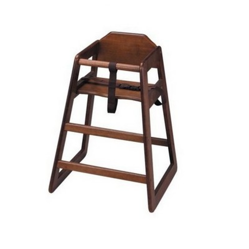 Παιδικό καρεκλάκι φαγητού  ΚΑΡΥΔΙ WALNUT  ΧΡΩΜΑ Tablecraft High Chairs ξύλινο με ιμάντες ασφαλείας Διαστάσεις 51x48x73.5CM