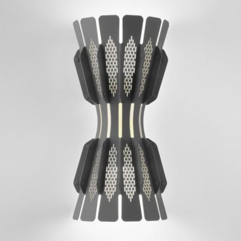 FABBIAN CLOVE F22D0121   Φωτιστικό εσωτερικού χώρου απλίκα τοίχου του οίκου fabbian σε χρώμα ανθρακί.