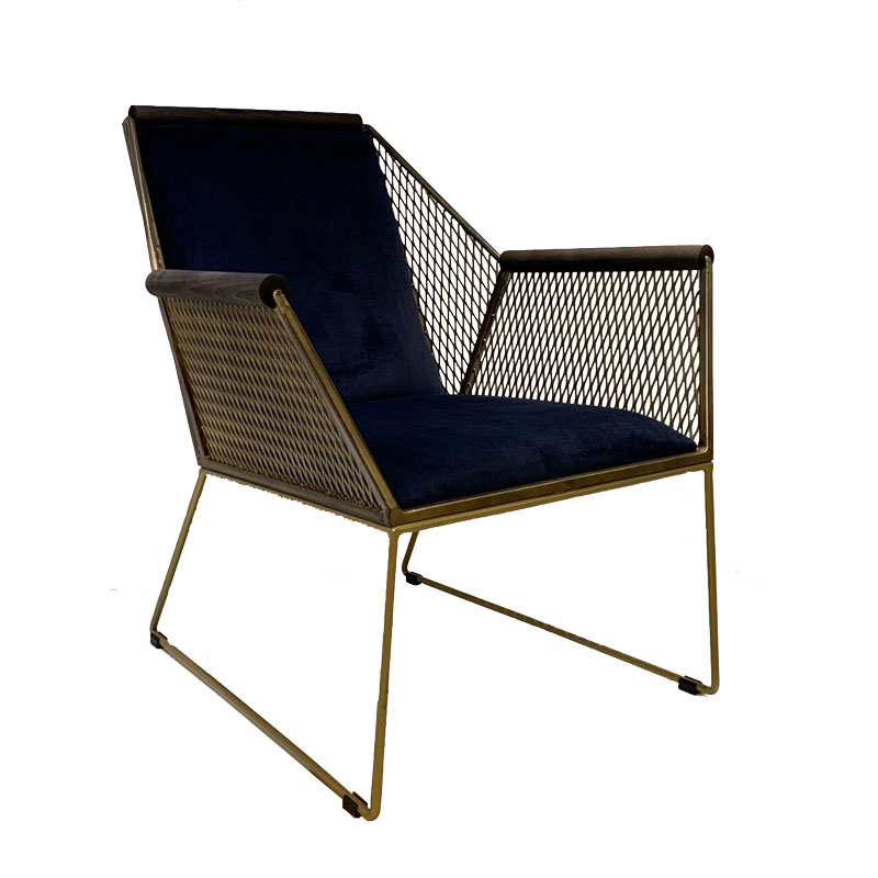 PM 37 -Μεταλλική πολυθρόνα ηλεκτροστατικής βαφής Υ: 86 Β: 75 Μ: 67