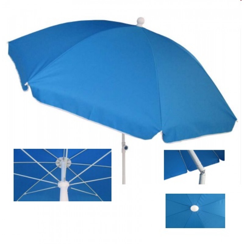 5232 B  Ομπρέλα στρόγγυλη Ø 200 cm Ιστός Ø 25 / 22 mm Αρ. ακτινών 8