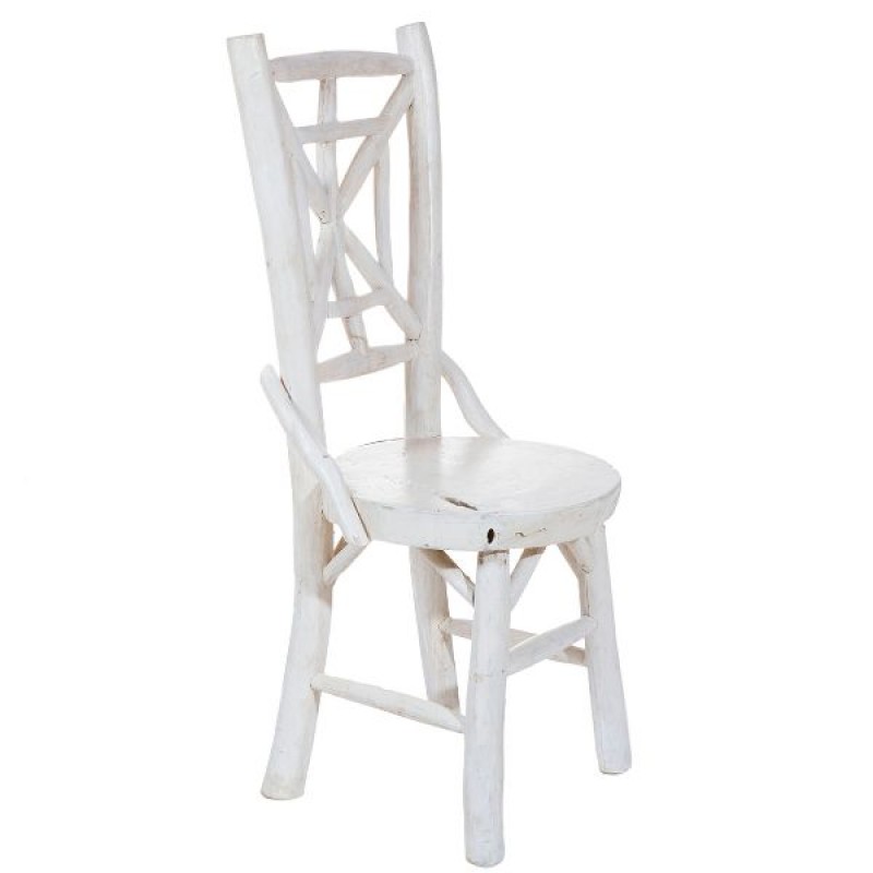 DC -29 - Καρέκλα  κατασκευασμένη από κορμό teak  Διαστάσεις: 40x50x100cm