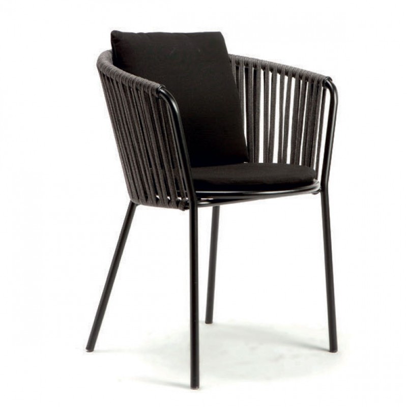 PM 41-2  Μεταλλική πολυθρόνα πλεχτή H 80 D 59 L 52