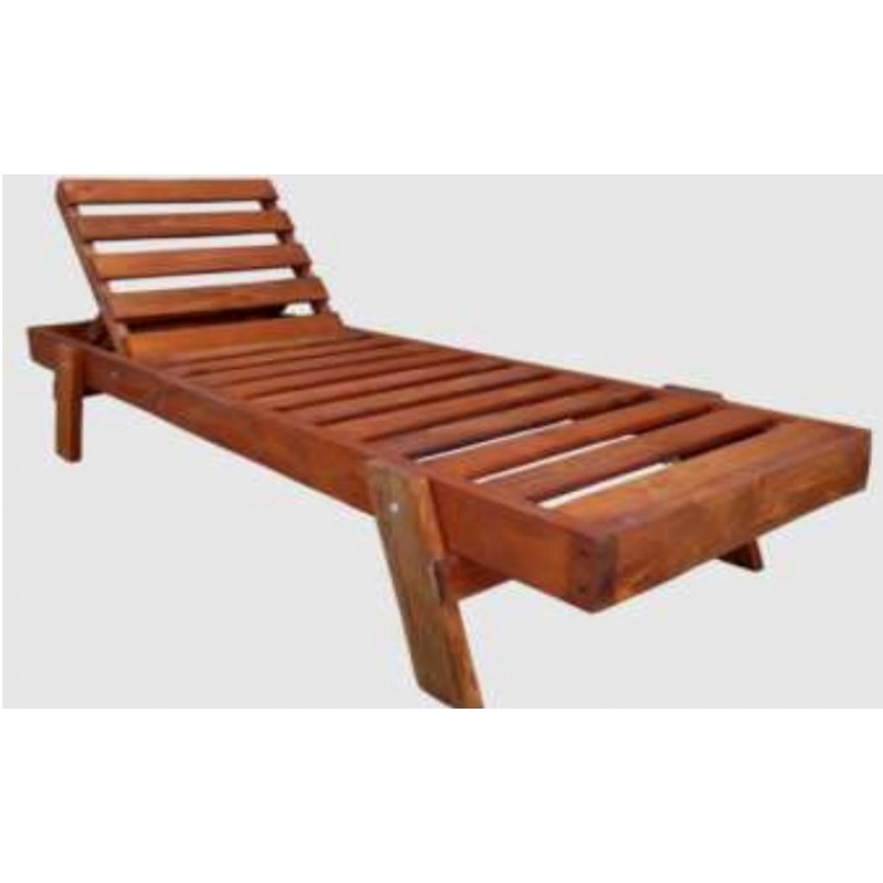 BL 5258 G - Επαγγελματική ξαπλώστρα από μασίφ ξύλο πεύκου στοιβαζόμενη με πτυσσόμενα πόδια  διαστάσεις  200 *67* 035 cm