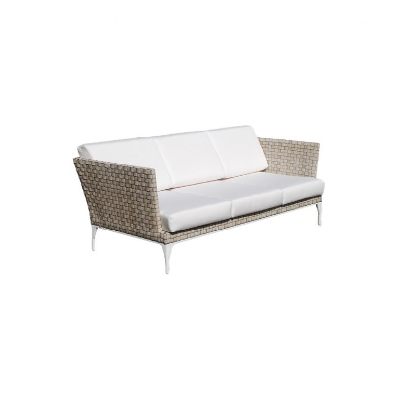 BRAFTA TRIPLE SOFA -22933 - Καναπές τριθέσιος αλουμινίου, μαξιλάρια Sunbrella  195x95x70