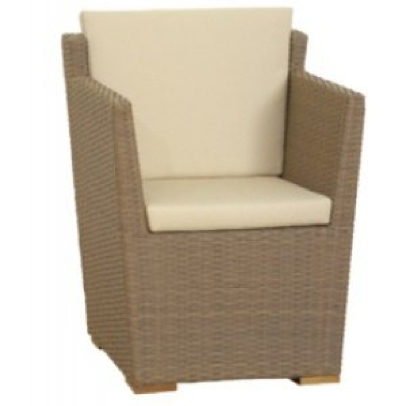 JK VIVA SET 3 TMX  Σαλόνι κήπου 1  Καναπές 2θέσιος 116χ60χ80  (Συνθετικό rattan ) + 2 πολυθρόνες με μαξιλάρια